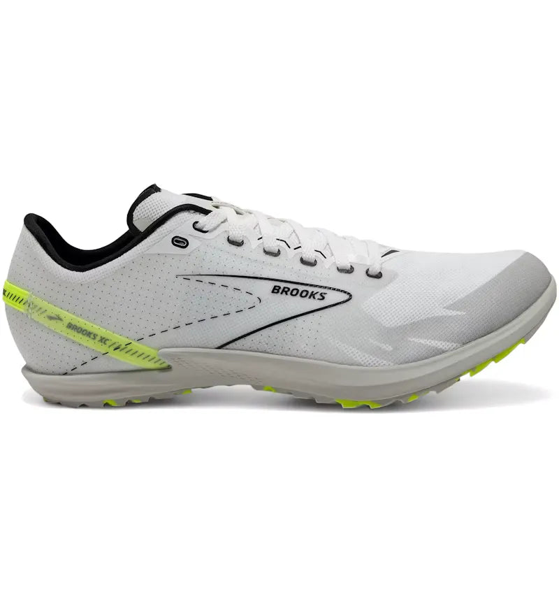 Brooks Draft XC Spikeless White Black Nightlife - vue 360