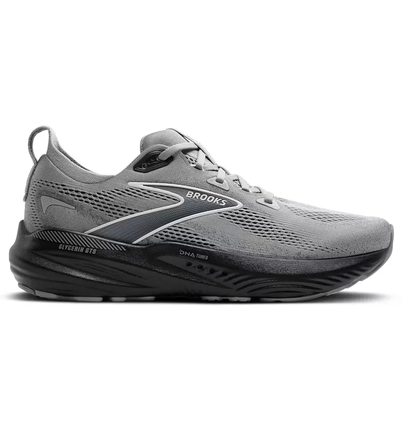 Brooks Glycerin GTS 22 Primer Gray Ebony Bluewash - vue 360