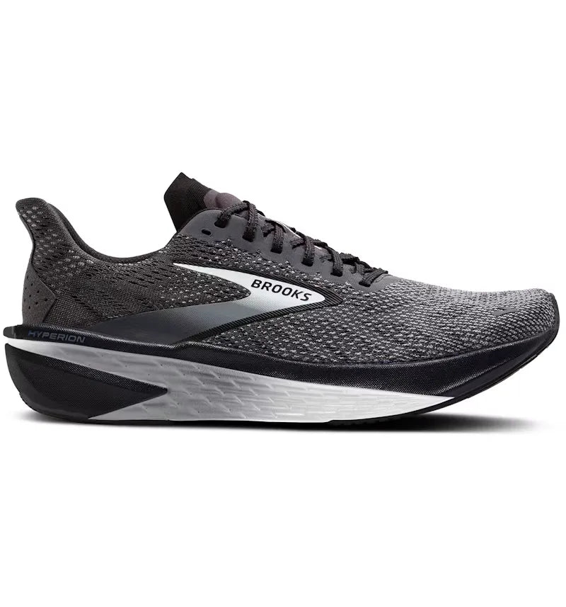 Brooks Hyperion 2 Black Ebony Primer Grey - vue 360