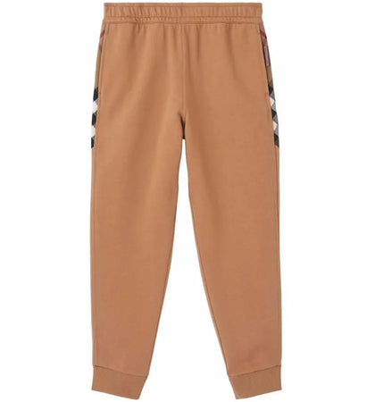Burberry Check-Panel Track Pants Brown - authentic Burberry apparel