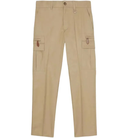 Burberry Cotton Cargo Pants Beige - authentic Burberry apparel
