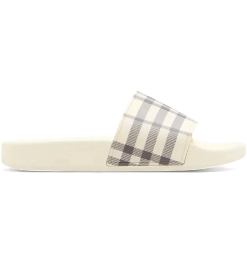 Burberry Furley Check Sandal Light Beige (Women's) - vue 360
