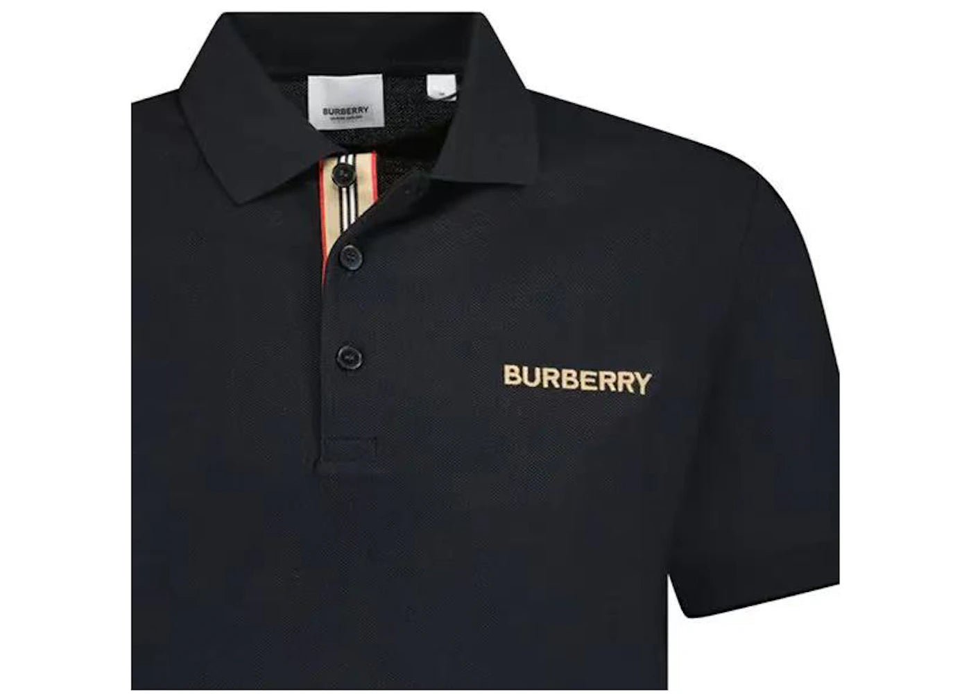 Burberry Hartford Polo Shirt Black - vue secondaire B
