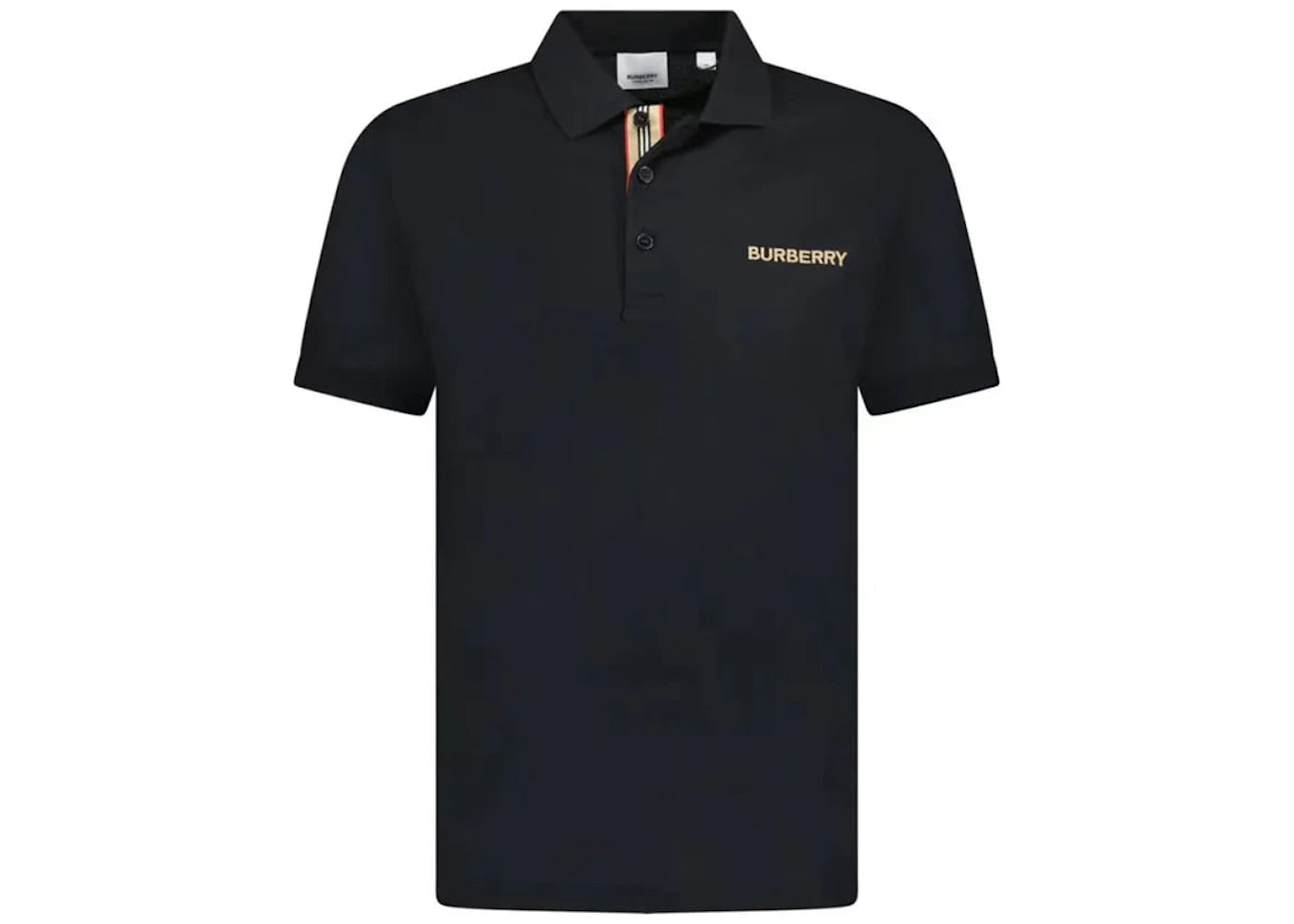 Burberry Hartford Polo Shirt Black - vue secondaire A