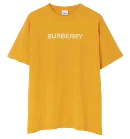 Burberry Logo Print Cotton T-shirt Yellow - authentic Burberry apparel
