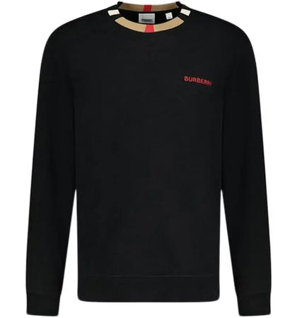 Burberry Long Sleeve Icon T-shirt Black - authentic Burberry apparel