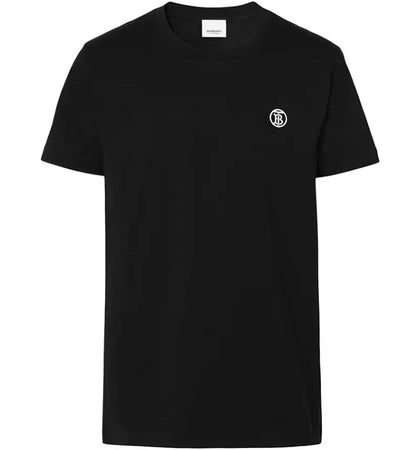 Burberry Monogram Motif Cotton T-shirt Black/White - authentic Burberry apparel