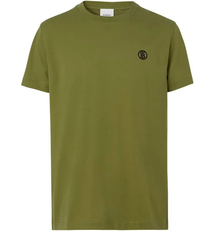 Burberry Monogram Motif Cotton T-Shirt Spruce Green/Black - authentic Burberry apparel