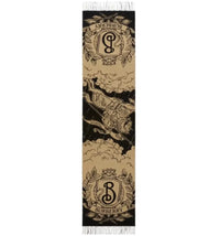 Burberry Mu Wide Reversible Stormy Knight Scarf Sand