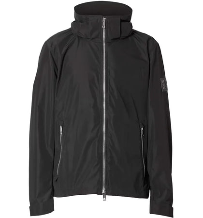 Burberry Packaway Hood Shape-Memory Taffeta Jacket Black - authentic Burberry apparel