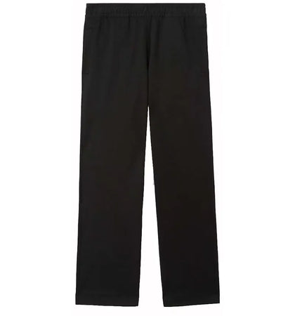 Burberry Printed-Logo Pants Black - authentic Burberry apparel