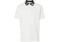 Burberry Ryland Collar Logo Polo White/Black