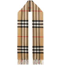 Burberry The Classic Check Cashmere Scarf Archive Beige