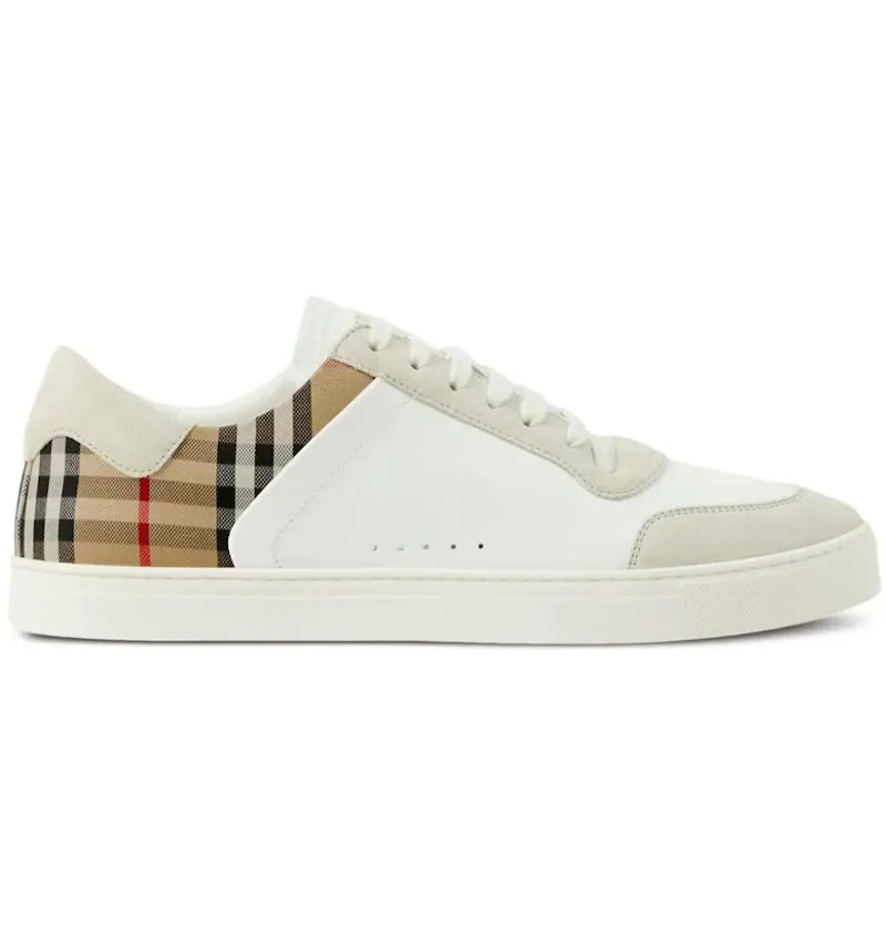 Burberry Vintage-Check mit Panel White Archvie Beige fuer Maenner - vue 360