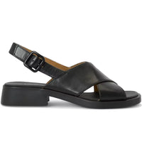 Camper Dana Leather Sandals Black (Women's)
