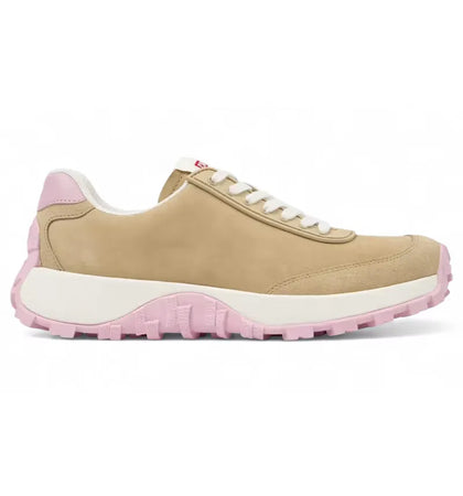 Camper Drift Trail Leather Sneaker Beige Pink (Women's) - authentic Camper sneakers