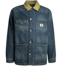 Carhartt Warren Chore Denim Jacket Blue