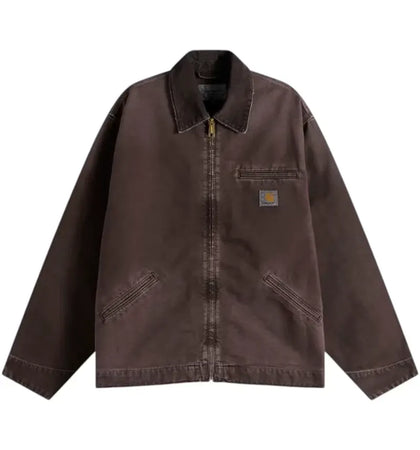 Carhartt WIP OG Detroit Destroy Wash Jacket Tobacco/Tobacco - authentic Carhartt WIP apparel
