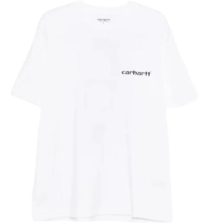 Carhartt WIP S/S Caps T-shirt White - authentic Carhartt apparel