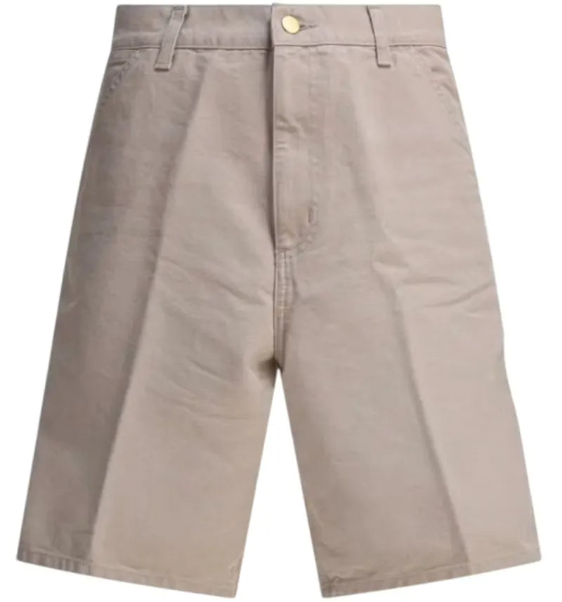 Carhartt WIP Single Knee Shorts Beige - vue 360
