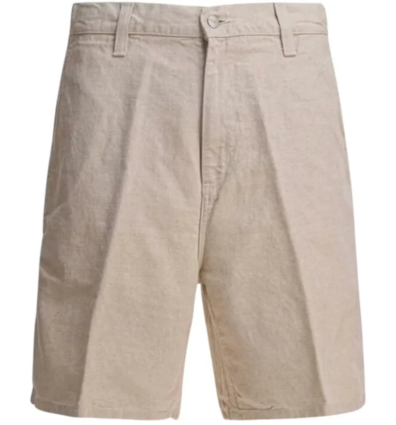 Carhartt WIP Walter Single Knee Short Beige - vue 360