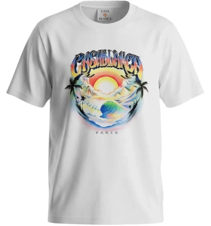 Casablanca Classic Casa Airspray Tee White - authentic Casablanca product