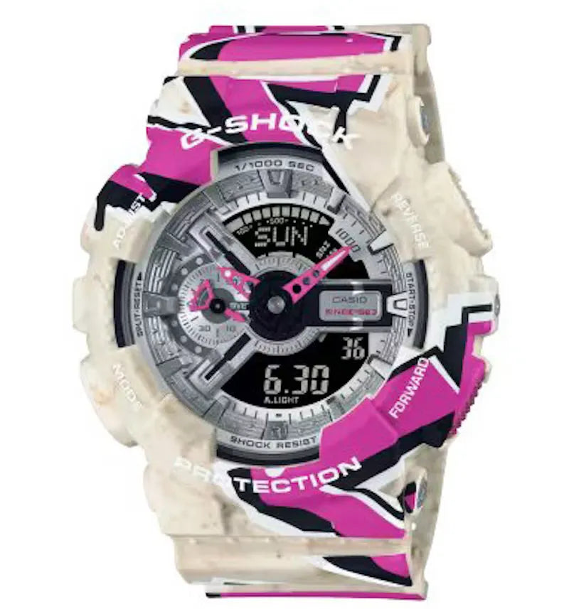 Casio G-Shock GA-110SS-1A - vue 360