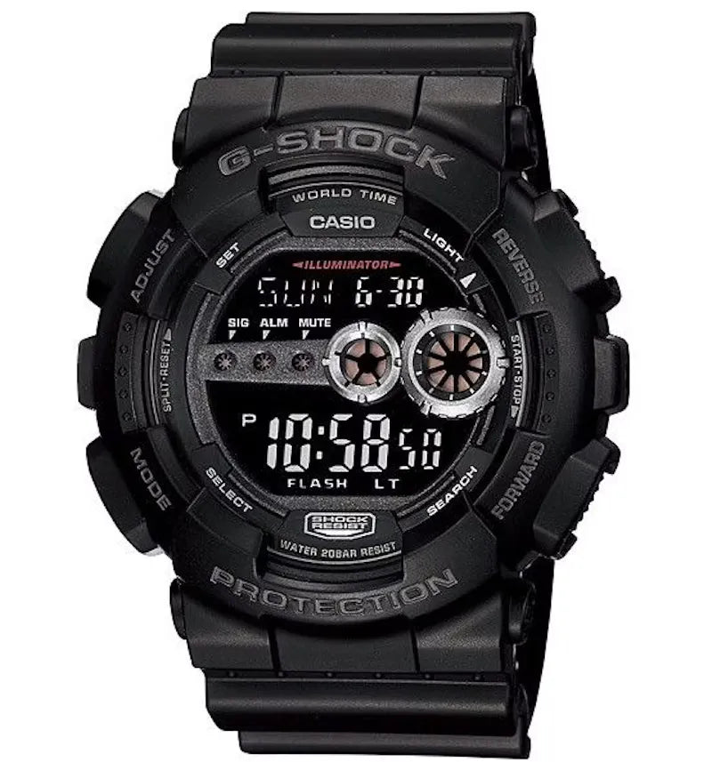 Casio G-Shock GD100-1B - vue 360