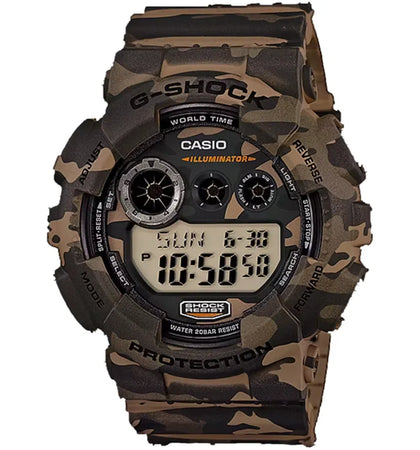 Casio Men's G-Shock GD-120 Series Camo Dial Watch GD120CM-5 - authentic Casio product