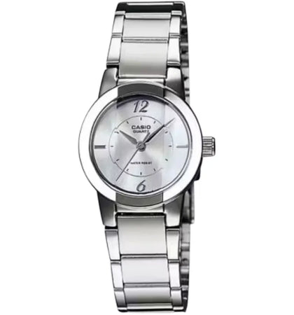 Casio Women’s Silver Stainless Steel Analog Watch with Silver Dial LTP-1230D-7C - authentic Casio product