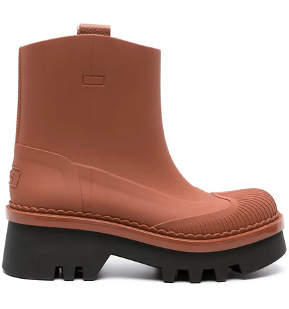 Chloe Raina 55mm Slip-On Boots Brown Black (Women's) - authentic Chloe sneakers