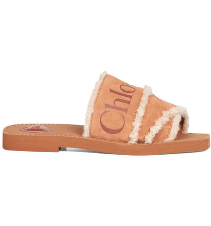 Chloe Woody Mule Softy Brown (Women's) - authentic Chloe sneakers
