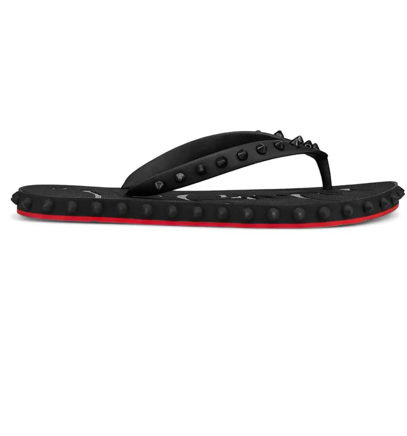 Christian Louboutin Super Loubi Flip Donna Flat Black (Women's) - vue 360