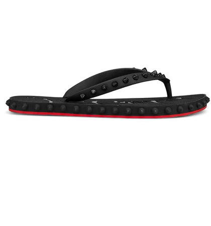 Christian Louboutin Super Loubi Flip Donna Flat Black (Women's) - authentic Christian Louboutin sneakers