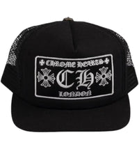 Chrome Hearts CH London Trucker Cap Black/White