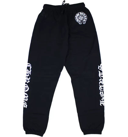 Chrome Hearts Horse Shoe Logo Sweatpants Black - authentic Chrome Hearts apparel