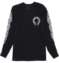 Chrome Hearts Horseshoe Thermal Waffle T-shirt Black