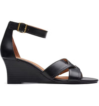 Clarks Cielo Charm Black Leather (Women's)