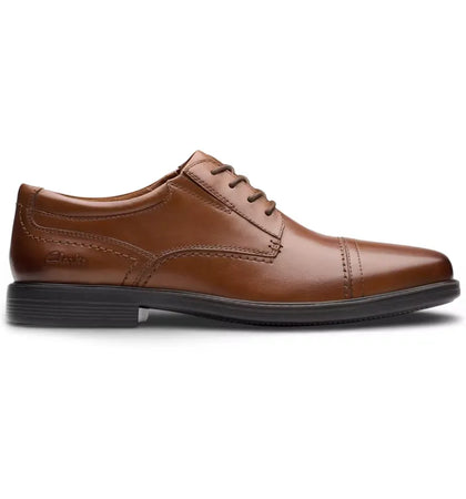 Clarks Dresslite Cap Tan Leather - authentic Clarks sneakers