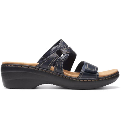 Clarks Merliah Coral Navy Leather (Women's) - authentic Clarks sneakers