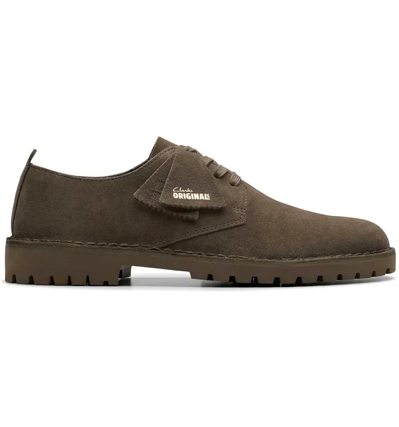 Clarks Originals Desert Rock Lo Mole Grey Suede - vue 360
