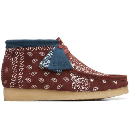 Clarks Originals Wallabee Boot Brick Paisley - authentic Clarks sneakers