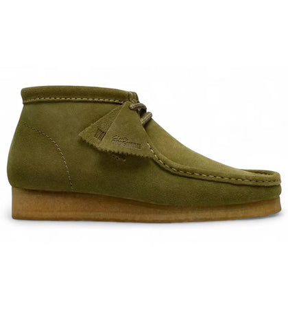 Clarks Originals Wallabee Boot Green Suede - authentic Clarks sneakers