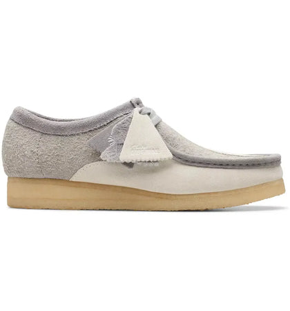 Clarks Originals Wallabee Grey Off White - authentic Clarks sneakers
