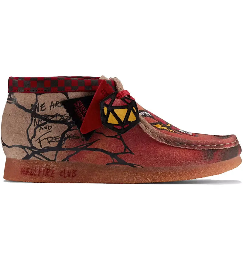 Clarks Originals Wallabee Stranger Things The Upside Down (GS) - vue 360