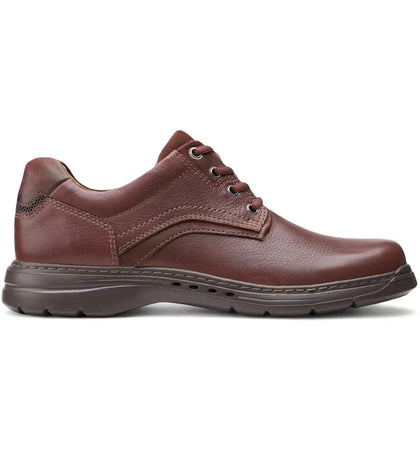 Clarks Un Brawley Pace Mahogany Leather - authentic Clarks sneakers