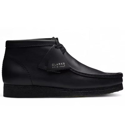 Clarks Wallabee Black Leather - authentic Clarks sneakers