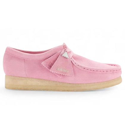Clarks Wallabee Candy Pink (Women's) - authentic Clarks sneakers