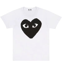 Comme des Garcons Play Black Heart T-shirt White