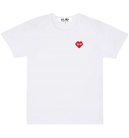 Comme des Garcons Play x Invader T-Shirt White - authentic Comme des Garcons PLAY apparel
